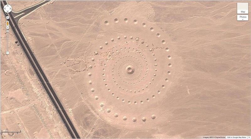 Mysterious Desert Pattern