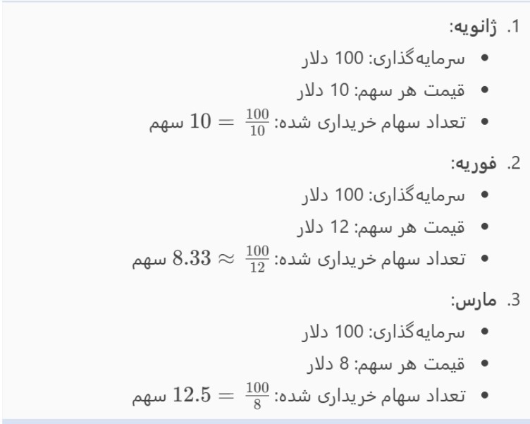 میانگین هزینه دلار