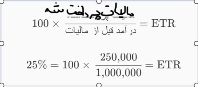 نرخ مالیات مؤثر چیست؟
