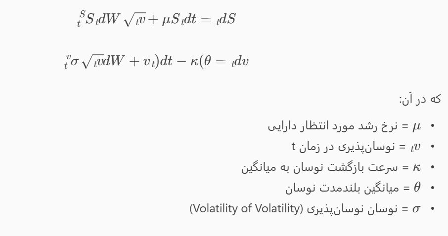فرمول کلی مدل هِستون