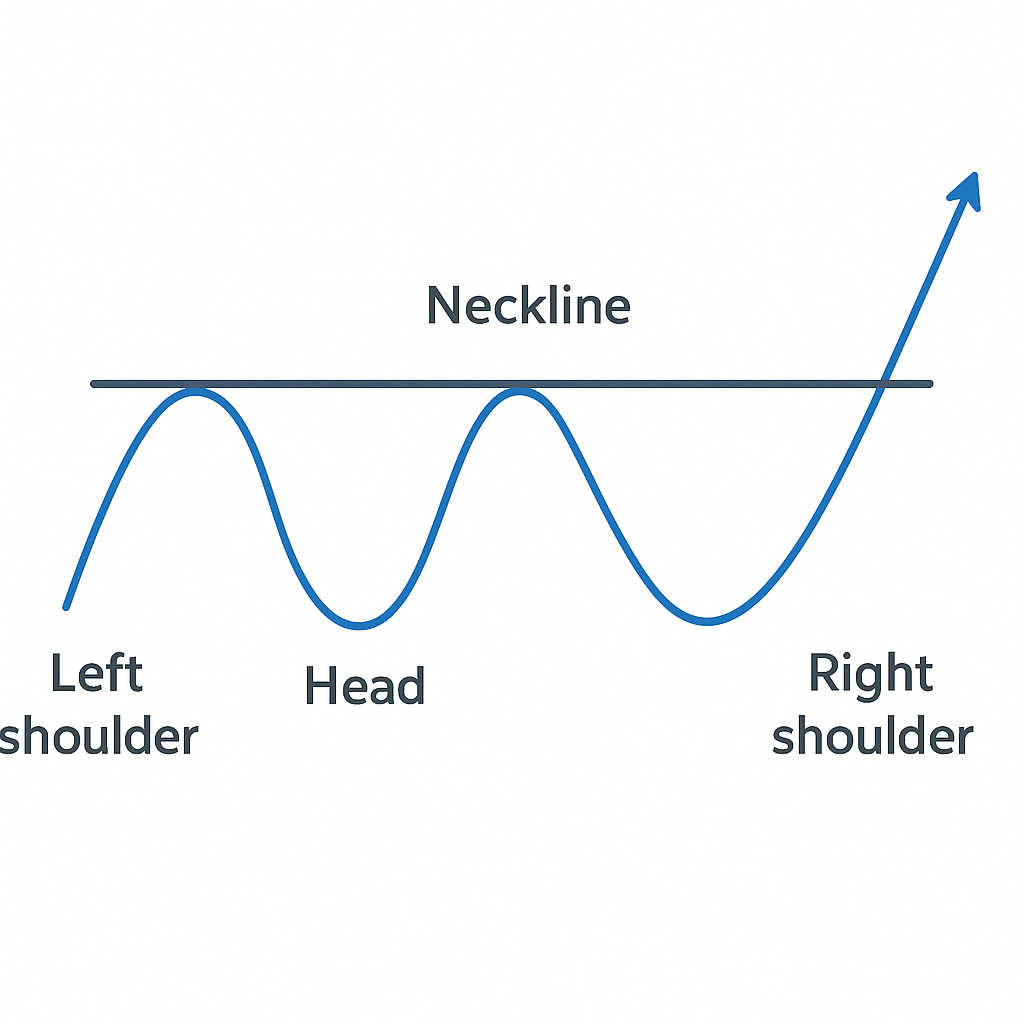 الگوی معکوس سر و شانه (Inverse Head and Shoulders) چیست؟