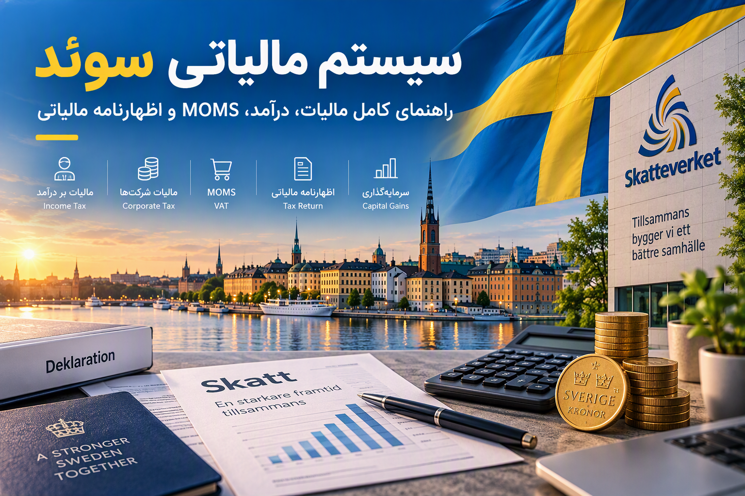 سیستم مالیاتی سوئد (Skattesystemet i Sverige) | راهنمای جامع مالیات در سوئد سیستم مالیاتی سوئد (Skattesystemet i Sverige) | راهنمای جامع مالیات در سوئد