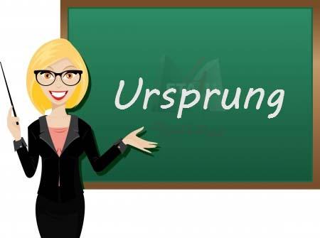 ‏سرچشمه، ریشه، اصل  ursprung, ursprunget, ursprung, ursprungen