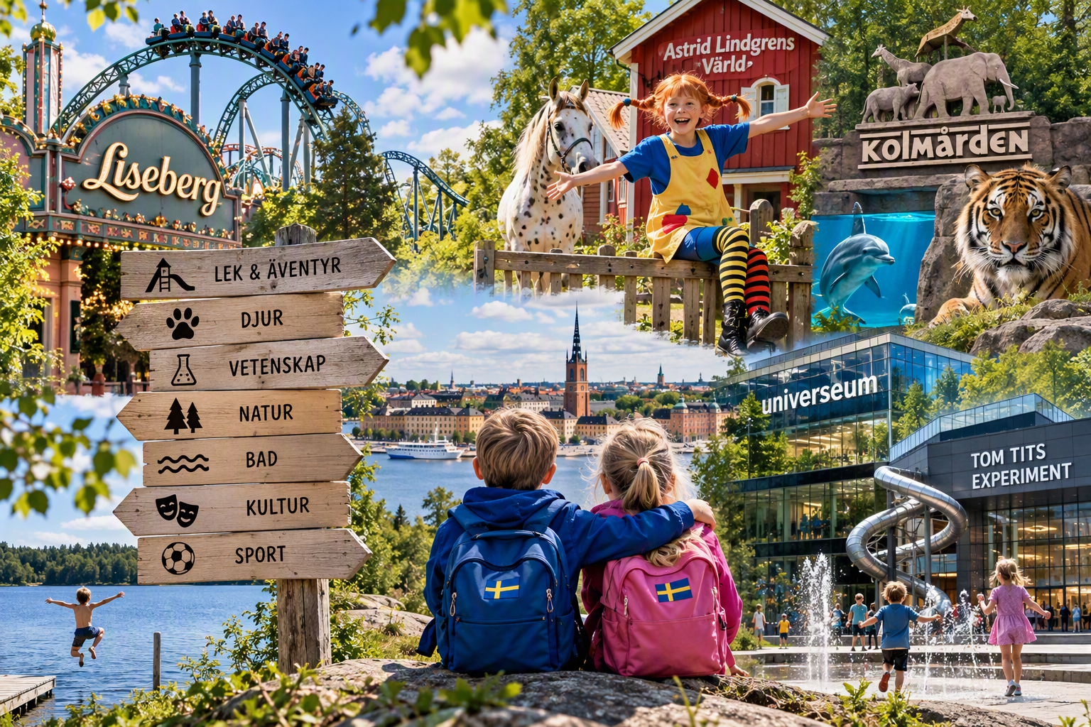 Best Kids Activities and Family Attractions in Sweden بهترین جاهای بازی و تفریح کودکان در سوئد؛ راهنمای فعالیتهای Fritid برای خانوادهها