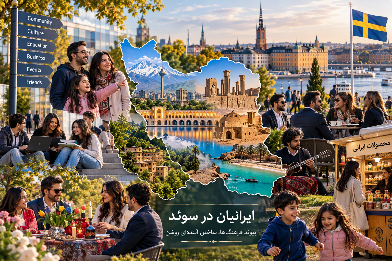 ایرانیان در سوئد؛ جمعیت، دورهمی‌ها، جشن‌ها، رستوران‌ها و خدمات ایرانی
