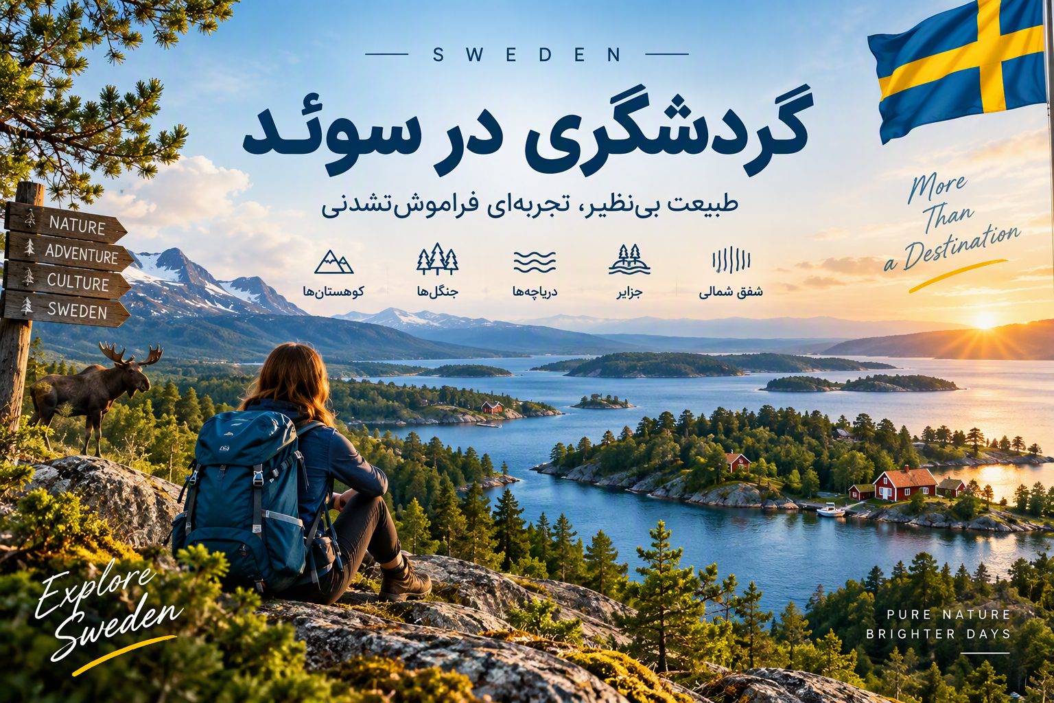راهنمای گردشگری و طبیعت‌گردی در سوئد