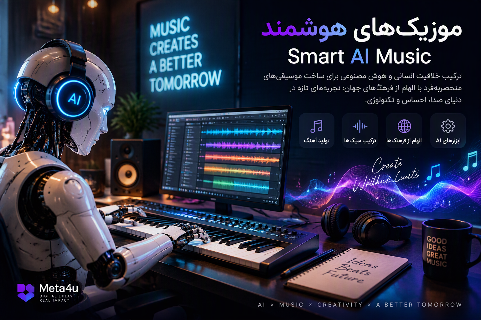 موزیک های هوشمند - Smart AI Music